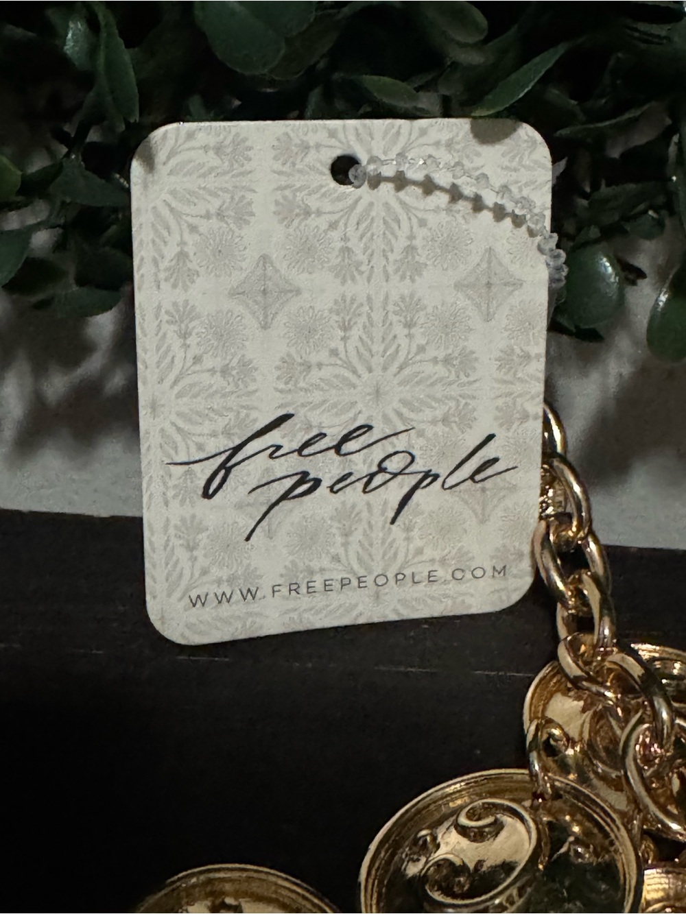 FREE PEOPLE Love Letter Chain Belt - Picture 5 of 8